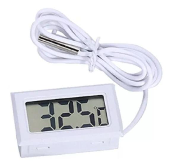 Imagem de Termômetro Digital Com Sensor Externo Painel Lcd Sonda De 1m