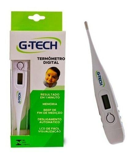 Imagem de Termometro Digital Modelo Th1027 Branco G-tech