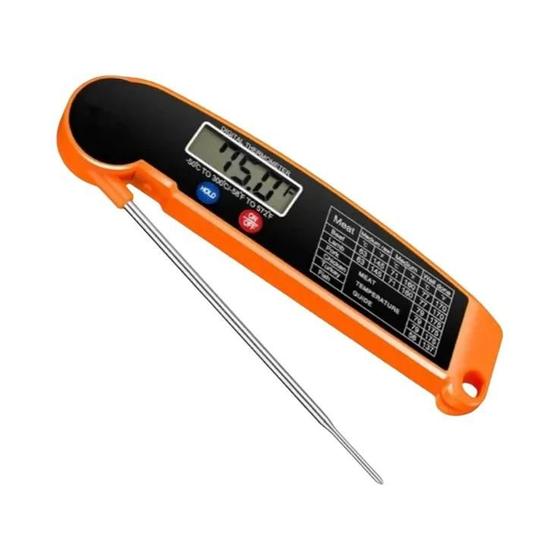 DAZZLEEX Termometro Per Forno E Grill In Acciaio – 0-200°C – Sonda Per Carne E Cibo, Diametro Quadrante 5,2 Cm