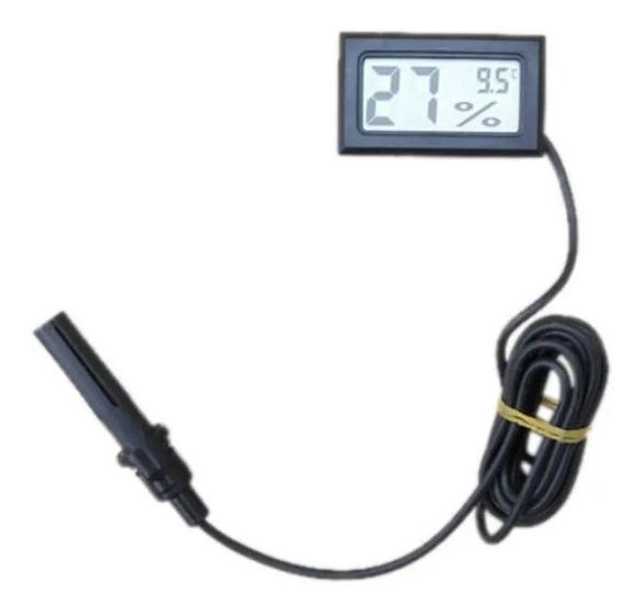 Imagem de Termômetro Higrômetro Digital Com Sonda Temperatura Umidade Chocadeira, Incubadora, Estufa