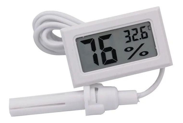 Imagem de Termômetro Higrômetro Digital Temperatura Umidade Chocadeira