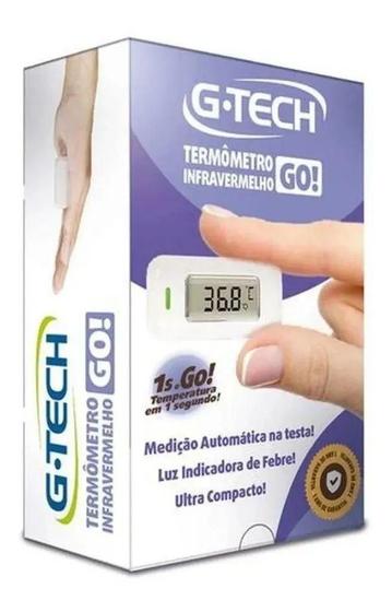 Termômetro Infravermelho De Testa Digital Compacto G-Tech GO Menor preço em Termômetro Infravermelho De Testa Digital Compacto G-Tech GO