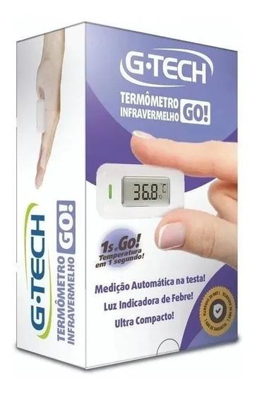 Imagem de Termômetro Infravermelho Digital Medir Febre Testa G-tech