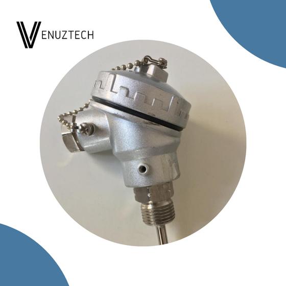 Imagem de Termoresistencia pt100 knc diam 6 mm inox 304 compr 100 mm 1/2 npt