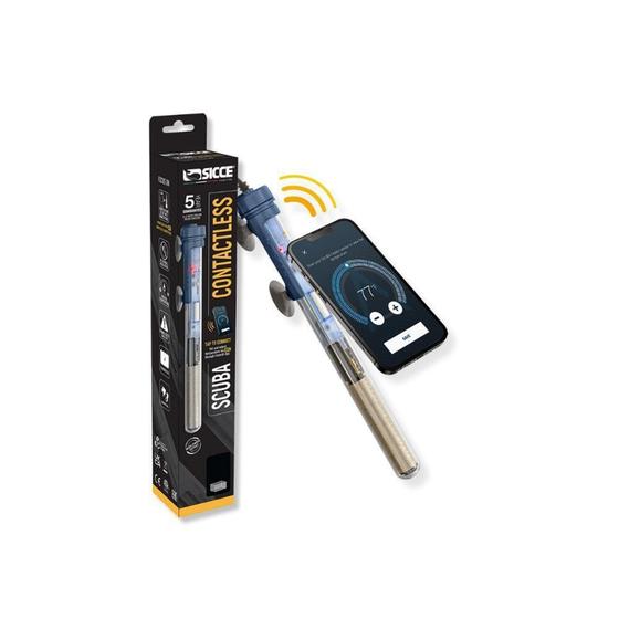 Imagem de Termostato Com Aquecedor Sicce Scuba Nfc 100w P Aquario