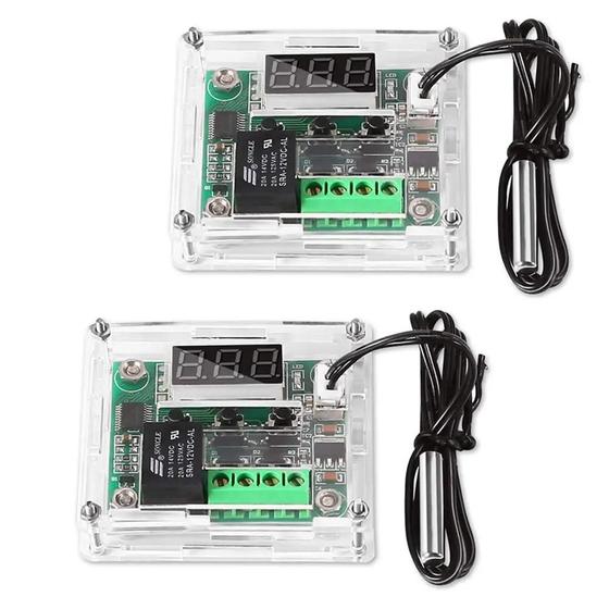 Imagem de Termostato Digital à Prova d'Água com Display LED e Sonda NTC