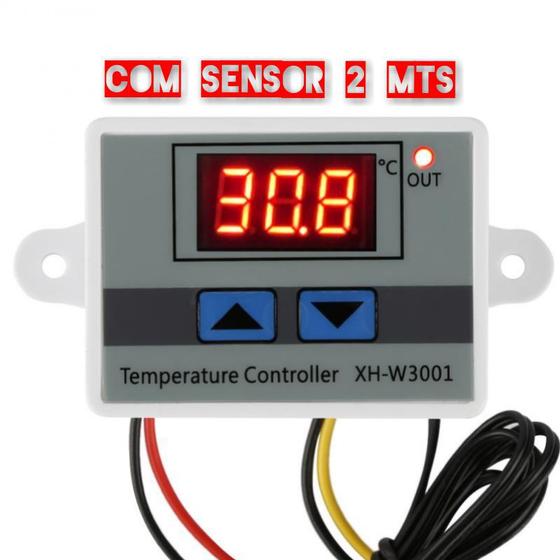 Imagem de Termostato Digital W3001 110/220V com Sensor NTC 2 metros