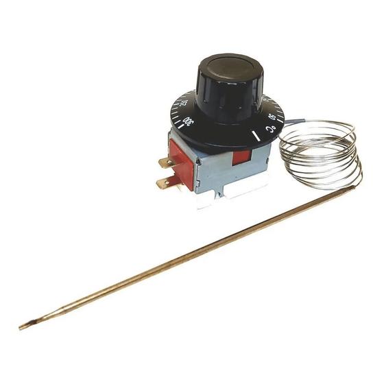 Imagem de Termostato Elétrico Tiwa 50/300ºc 30a Sem Bucha Fritadeiras