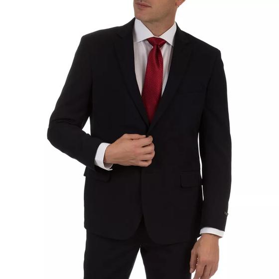 Terno Masculino Slim Top Line Preto Tam: Paletó 42 Calça 36 Menor preço em Terno Masculino Slim Top Line Preto Tam: Paletó 42 Calça 36