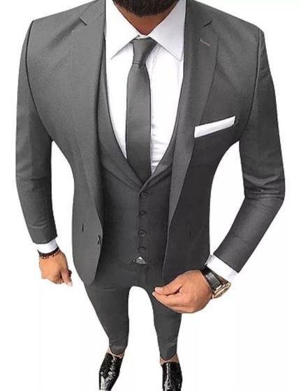 terno slim masculino com colete - 7 cores - Ternos Multimarcas é boa?