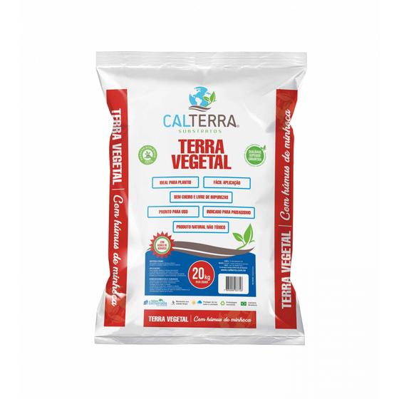 Terra Vegetal Adubada com Humus 20kg Menor preço em Terra Vegetal Adubada com Humus 20kg