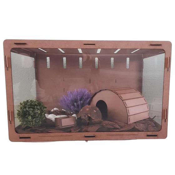 Terrário para jabutis tartarugas e repteis grande - Gaiotec ...