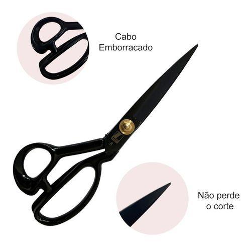 Tesoura Costura Reforçada Titanium Profissional Alfaiate 10 Menor preço em Tesoura Costura Reforçada Titanium Profissional Alfaiate 10