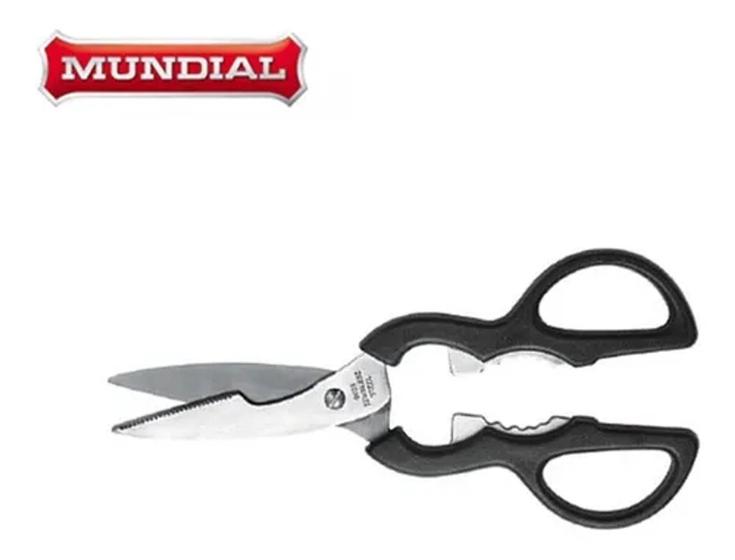 Tesoura Cozinha Multiuso Inox 21cm Te-30 - Mundial Menor preço em Tesoura Cozinha Multiuso Inox 21cm Te-30 - Mundial