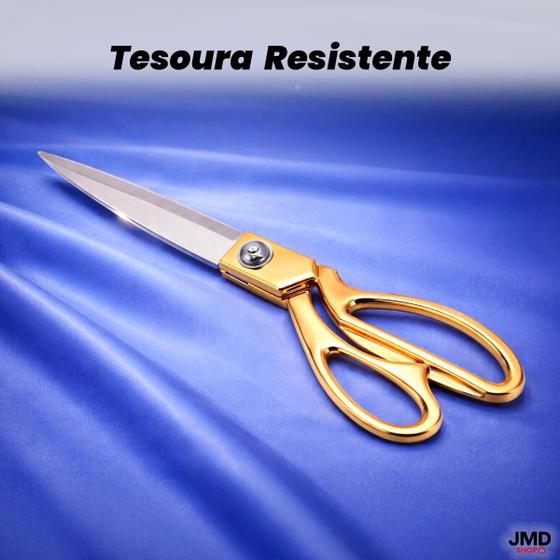 Tesoura de Costura Profissional Aço Inox para Corte Preciso de Tecidos e Alfaiataria - Compra Certa