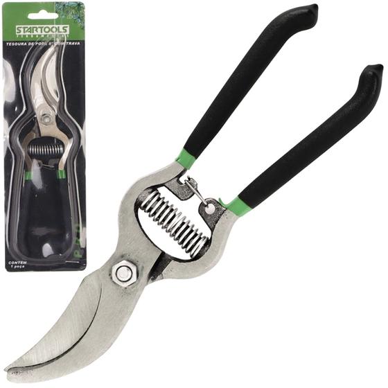 Imagem de Tesoura de Poda Com Trava Cabo Emborrachado N.8" Startools Profissional