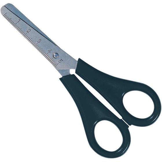 Imagem de Tesoura Escolar CIS KS96 sem Ponta 13,5CM com Régua - Caixa com 20 Unidades