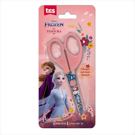 Imagem de Tesoura Escolar Infantil Frozen 679235 - Tris