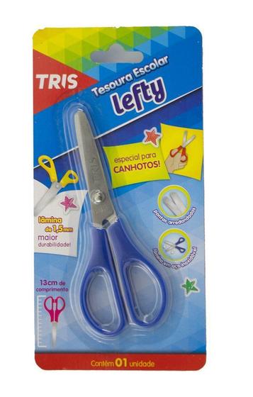 Imagem de Tesoura escolar Lefty para canhotos Tris