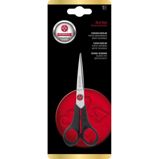 Imagem de Tesoura HOBBY Ponto Vermelho 7 1/2 POL 19 CM