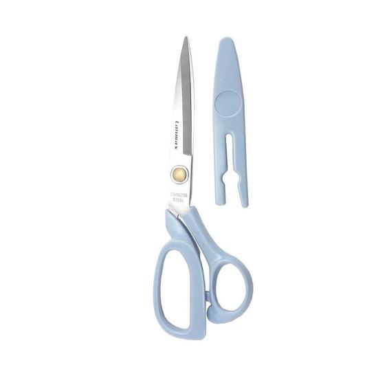 Imagem de Tesoura multiuso lanmax 8" com protetor azul