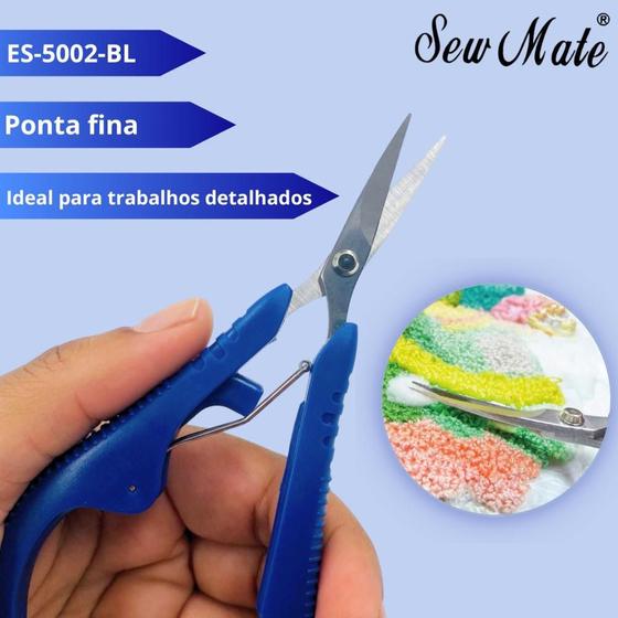 Imagem de Tesoura para Bordado e Costura Sew Mate 12cm ES-5002