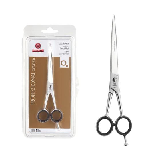 Imagem de Tesoura Para Cabelo Fio Laser BC-355-6 Bronze 6 Polegadas Mundial