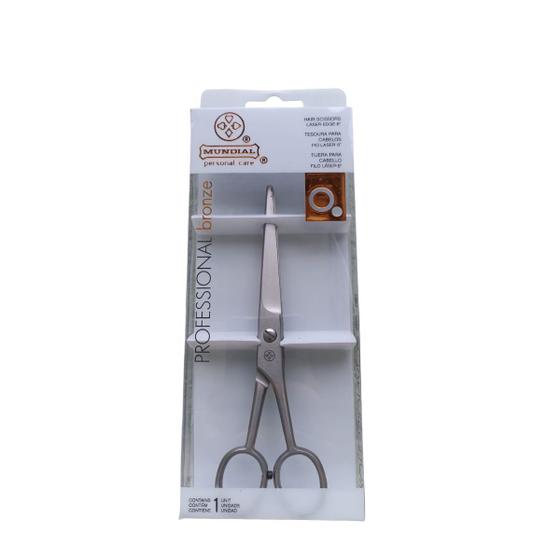 Imagem de Tesoura Para Cabelo Fio Laser Profissional 6" Mundial BC 341