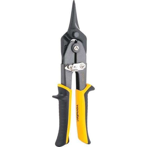 Tesoura para chapas aviação 10" reta cromo vanádio uso industrial para chapa 1,2mm vdp10r - Vonder Plus Menor preço em Tesoura para chapas aviação 10" reta cromo vanádio uso industrial para chapa 1,2mm vdp10r - Vonder Plus