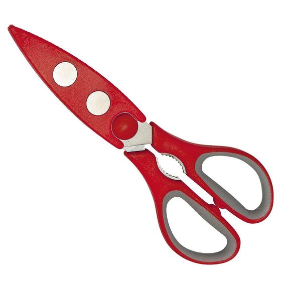 Tesoura para Cozinha Vermelha 22 cm Mimo Style Menor preço em Tesoura para Cozinha Vermelha 22 cm Mimo Style