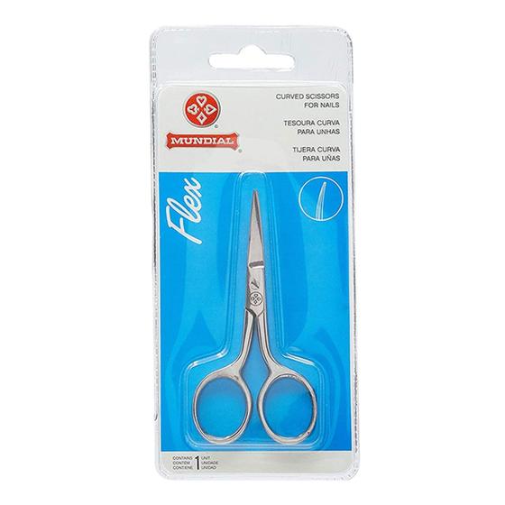 Tesoura Para Unhas Flex Curva Inox Mundial BC-327 Menor preço em Tesoura Para Unhas Flex Curva Inox Mundial BC-327
