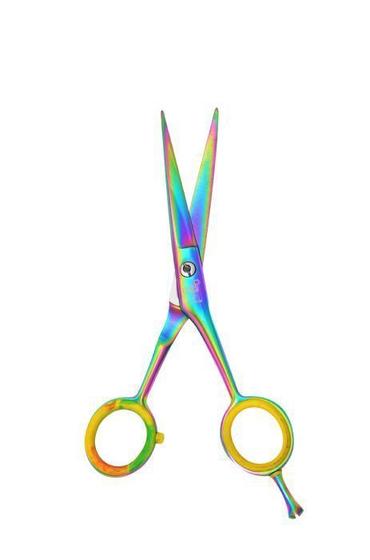 Imagem de Tesoura Profissional para Corte de Cabelo Titânio Multicolor 6 Polegadas Fio Navalha