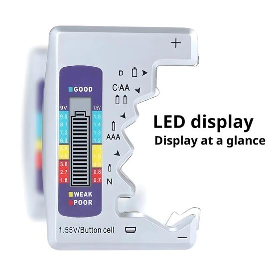 Testador De Bateria Com Display LCD Digital Para Ferramenta De Diagnóstico De Capacitância De Célula Menor preço em Testador De Bateria Com Display LCD Digital Para Ferramenta De Diagnóstico De Capacitância De Célula