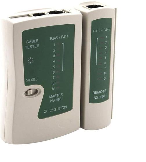 Imagem de Testador De Cabos com Leds RJ11/ RJ45 Cat5 Cat6 Internet 