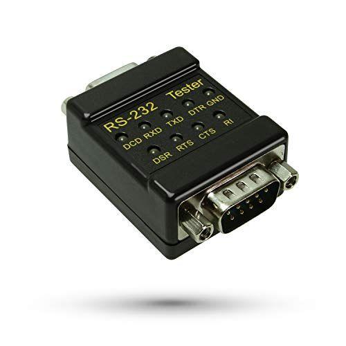Imagem de Testador de link LED RS-232 para DB-9 Feminino com conector Masculino