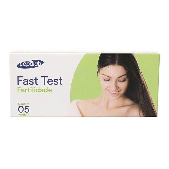 Imagem de Teste de Fertilidade Fast Test Cepalab com 5 Testes