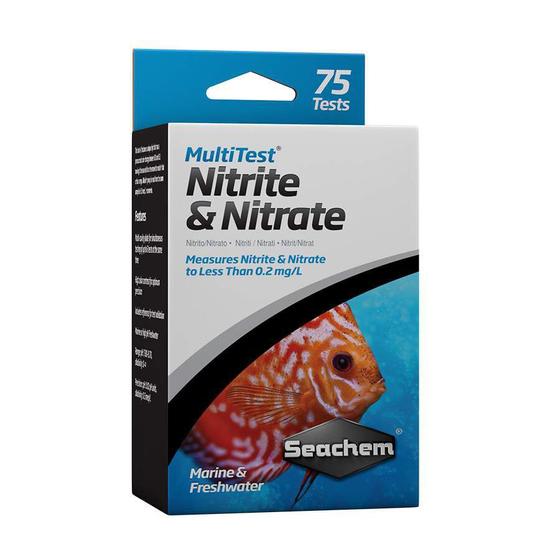 Imagem de Teste Seachem Nitrito e Nitrato Multitest 75 Testes para Aquários