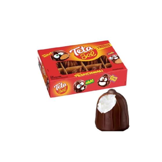 Imagem de Teta Bel Tradicional ao Leite - Display com 168G