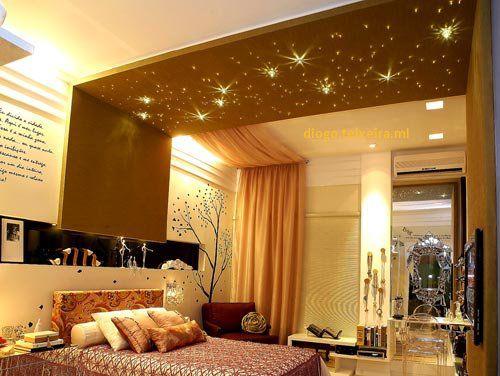 Teto Estrelado Cristal Iluminação Branco Fibra Ótica Mix 500 pontos Imagem de Teto Estrelado Cristal Iluminação Branco Fibra Ótica Mix 500 pontos