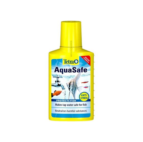 Imagem de Tetra AquaSafe condicionador usar água torneira aquario anti cloro