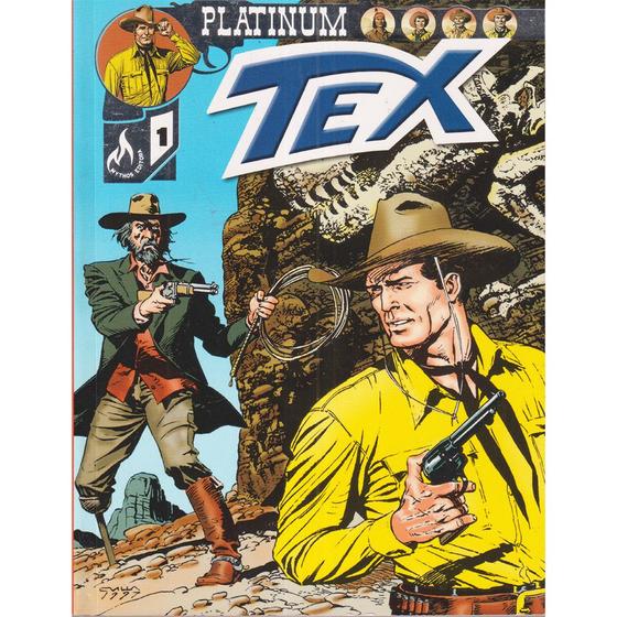 Imagem de Tex Platinum Número 1 O Caçador de Fósseis Hq Faroeste - Mythos