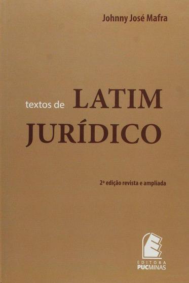 Imagem de Textos de Latim Jurídico - PUC-MINAS