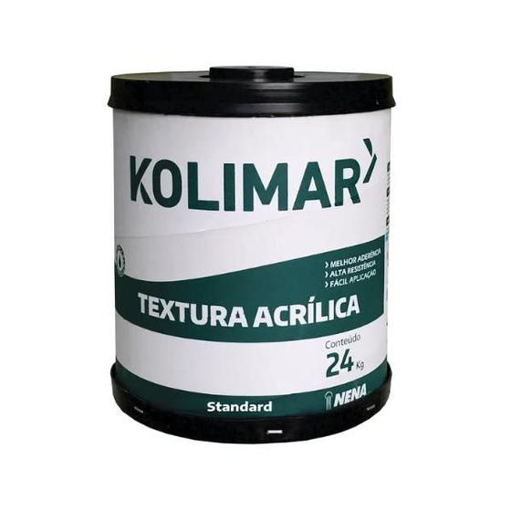 Imagem de Textura Acrílica Rústica Barrica Branca 24kg Kolimar