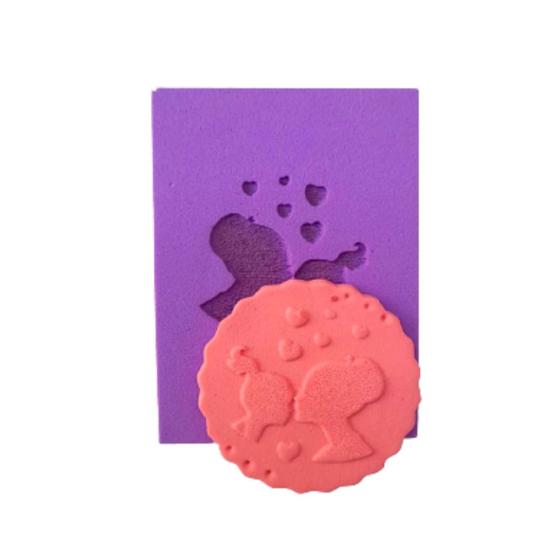 Imagem de TF07 Marcador textura pasta americana biscuit confeitaria dia das mães