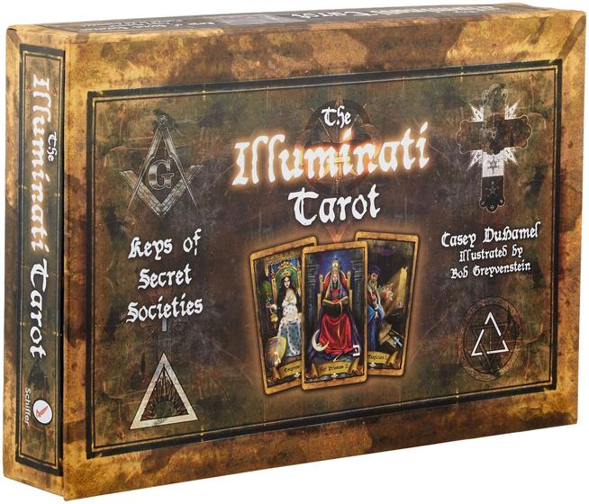 Imagem de The Illuminarti Tarot - Keps of Secret Societis - Kit Box