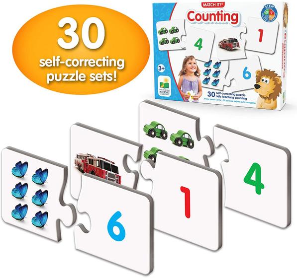 Imagem de The Learning Journey: Match It! - Contando - 30 peças auto-corrigindo número e aprender a contar quebra-cabeça - Brinquedos de Aprendizagem Pré-Escolar - Brinquedos Premiados