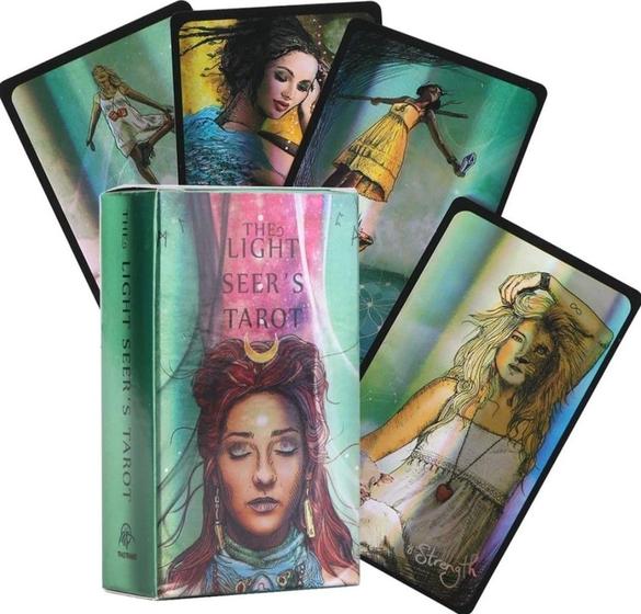 Tarot The Light Seer’s – 78 Cartas Con Bolsa Y Guía En Inglés, Ideal Para Lecturas Y Autoexploración