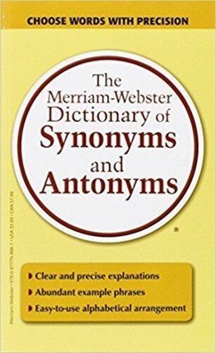 Imagem de The Merriam-Webster Dictionary Of Synonyms & Antonyms