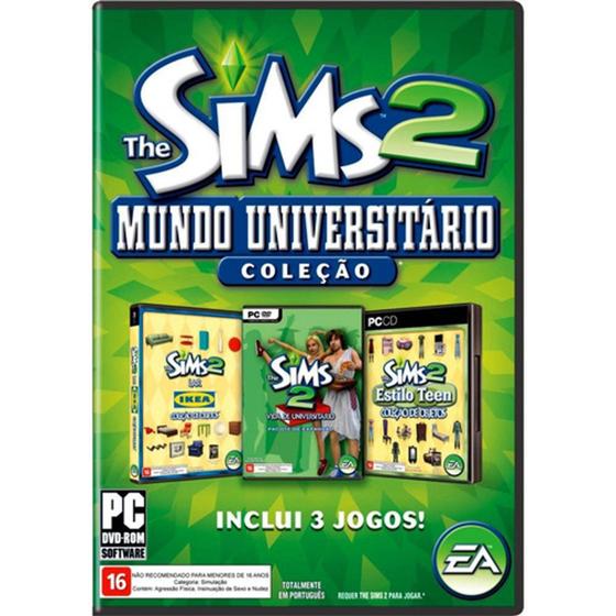 Imagem de The Sims 2 mundo Universitario Colecao - pc