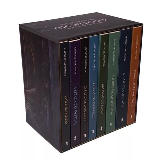 Imagem de The Witcher - Box Capa Clássica Com 8 Livros - Série Netflix Lindo Para Presente - Colecionador